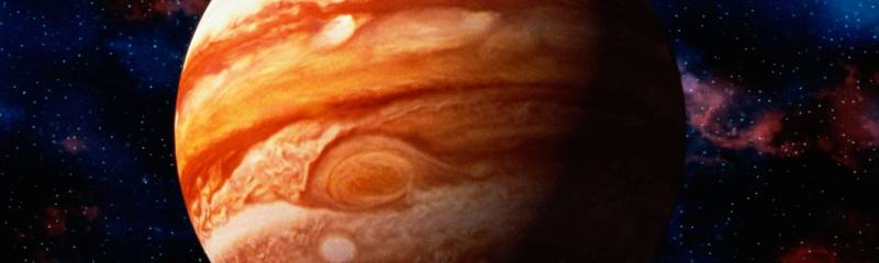 Звуки планеты Юпитер в космосе