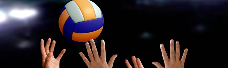Звуки игры волейбол: свистки, удара по мячу