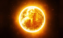 Звуки Солнца: луча, как светит палящее в космосе