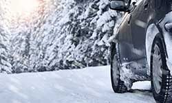 Звуки Движения по снегу машины